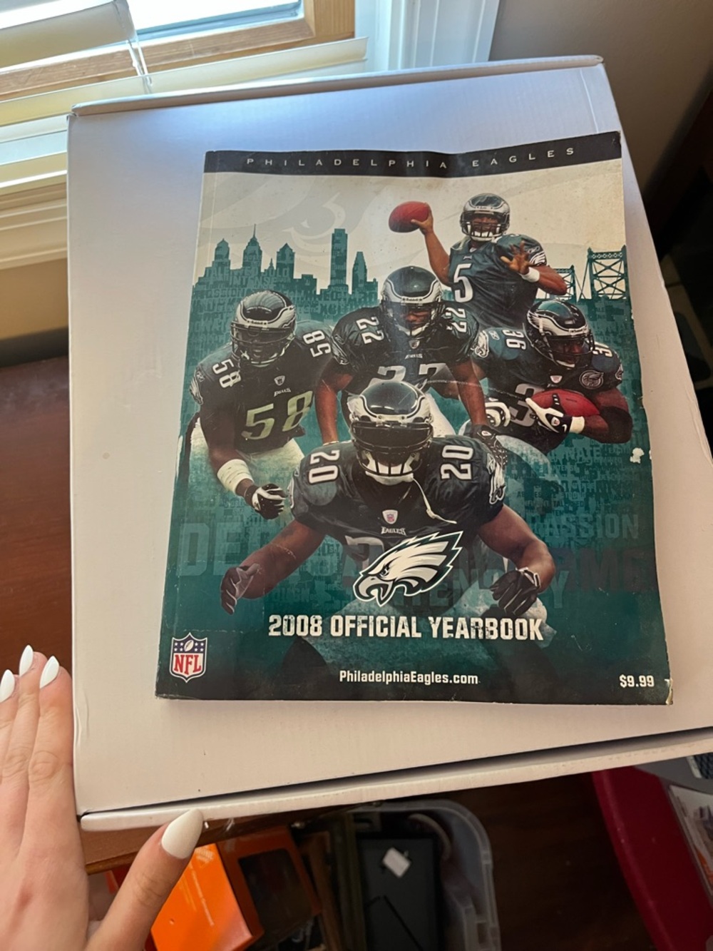 Philadelphia Eagles 2008 Official Yearbook - Green Cover